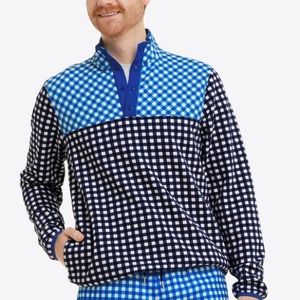 DJ x Lands' End Men's Snap Neck Pullover